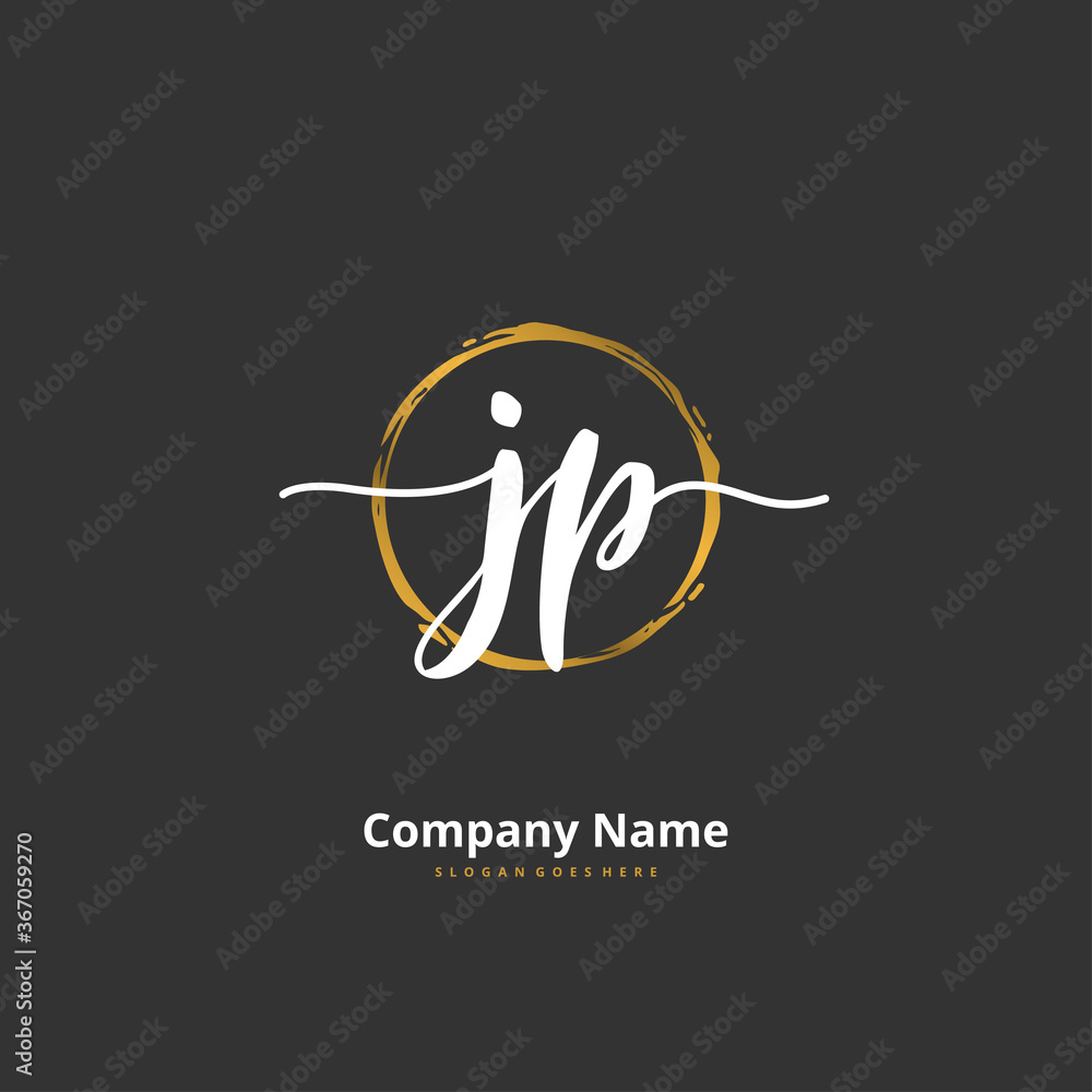 J P JP Initial handwriting and signature logo design with circle. Beautiful design handwritten logo for fashion, team, wedding, luxury logo. J P JP Initial handwriting and signature logo design with circle. Beautiful design handwritten logo for fashion, team, wedding, luxury logo.