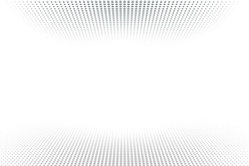 Background grey and white halftone at modern bright art. Blurred pattern raster effect. Abstract creative graphic template. Business and Technology style.