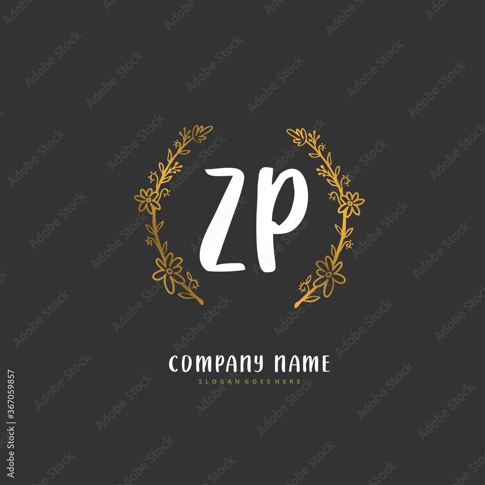 Z P ZP Initial handwriting and signature logo design with circle. Beautiful design handwritten logo for fashion, team, wedding, luxury logo. Z P ZP Initial handwriting and signature logo design with circle. Beautiful design handwritten logo for fashion, team, wedding, luxury logo.