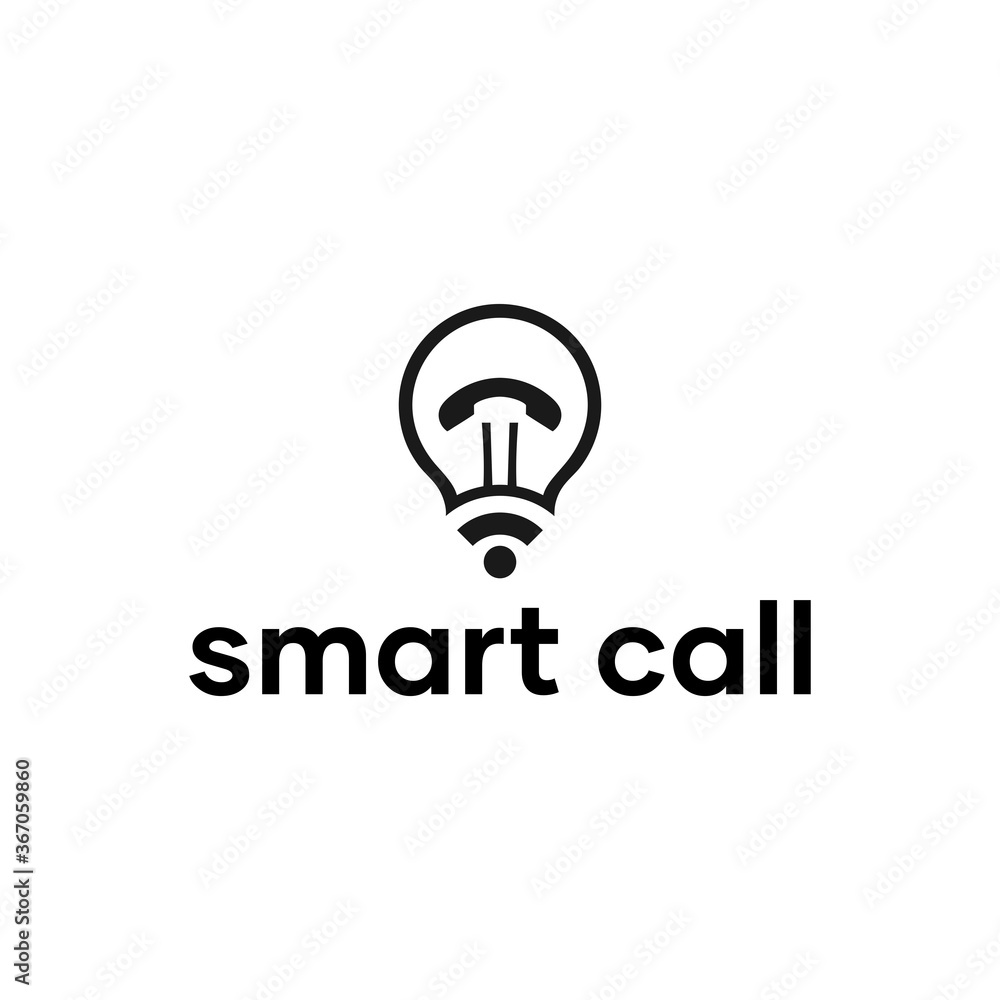 Smart Light Bulb Call Center Logo Idea Smart Light Bulb Call Center Logo Idea