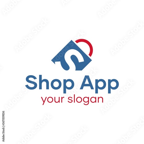 Shop Bag Online Logo Design Idea