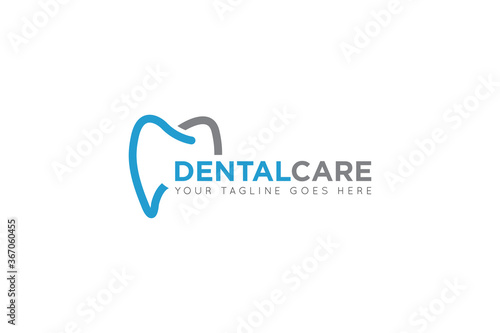 dental care logo and icon vector illustration