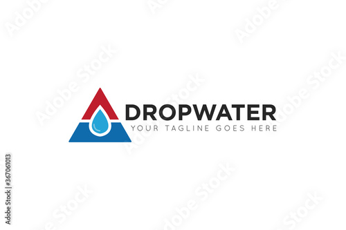 Free Download modern drop water logo and icon vector illustration - GFXLoad