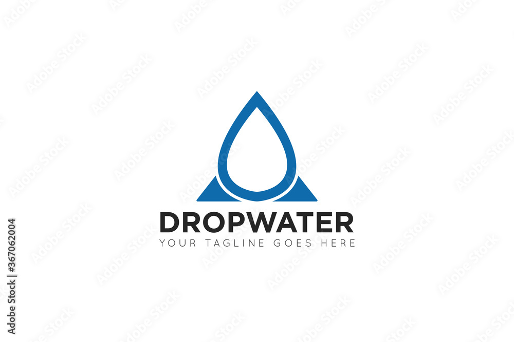 modern drop water logo and icon vector illustration modern drop water logo and icon vector illustration