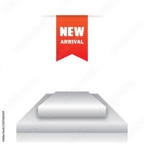 new product arrival in a stage ad