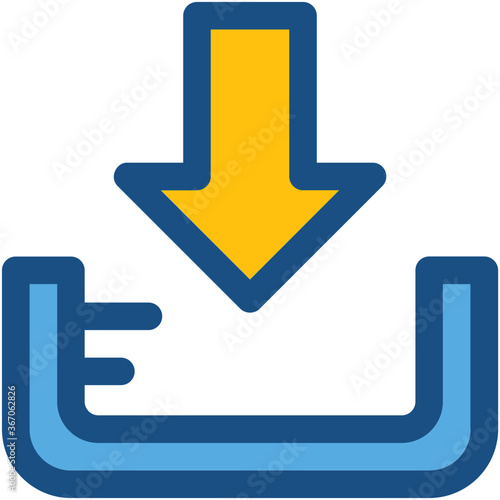 Downloading Vector Icon