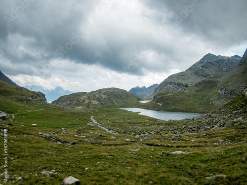 Sponser lakes in the Meraner Land in the Texelgruppe nature park photo