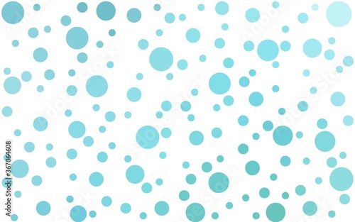 Light Blue, Green vector  template with circles. Abstract illustration with colored bubbles in nature style. Pattern for ads, leaflets.