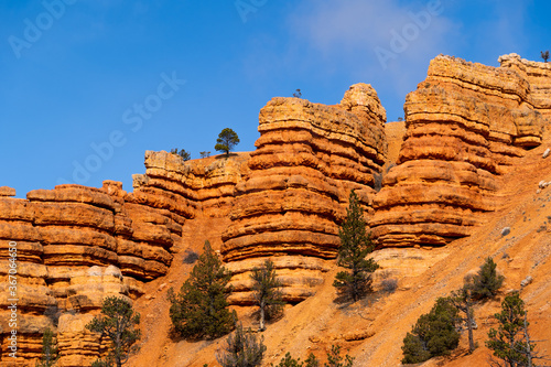 Rock spires of Red Canyon, Utah