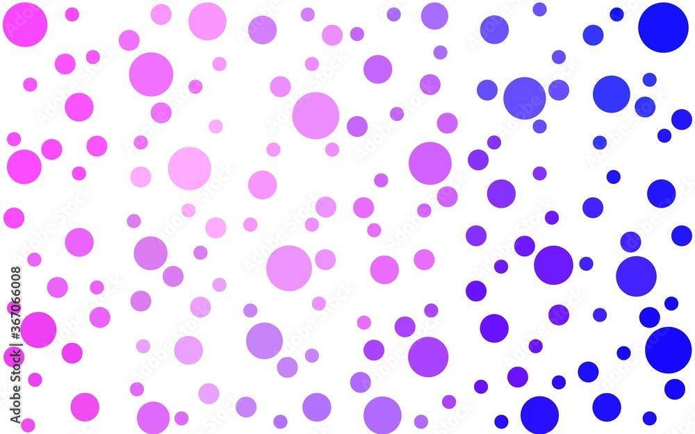 Light Pink, Blue vector background with bubbles. Blurred bubbles on abstract background with colorful gradient. Pattern for futuristic ad, booklets. Light Pink, Blue vector background with bubbles. Blurred bubbles on abstract background with colorful gradient. Pattern for futuristic ad, booklets.
