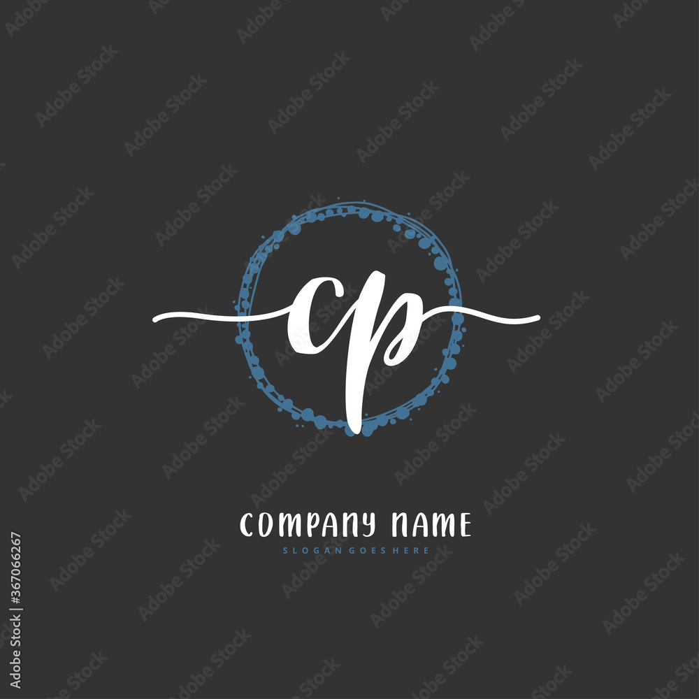 C P CP Initial handwriting and signature logo design with circle. Beautiful design handwritten logo for fashion, team, wedding, luxury logo. C P CP Initial handwriting and signature logo design with circle. Beautiful design handwritten logo for fashion, team, wedding, luxury logo.
