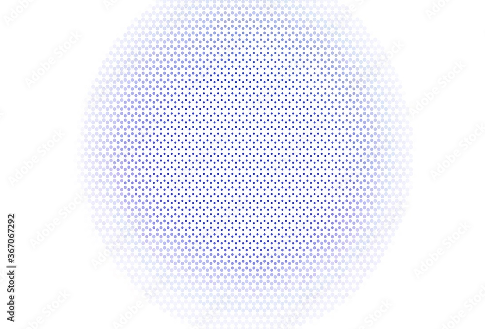 Light backdrop with dots.