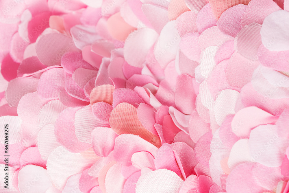 Obraz premium Tender spring pink textile petals background