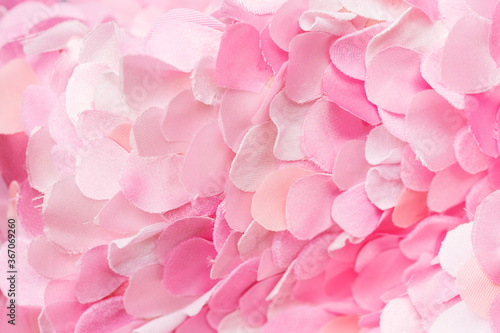 Tender soft pink textile petals wallpaper