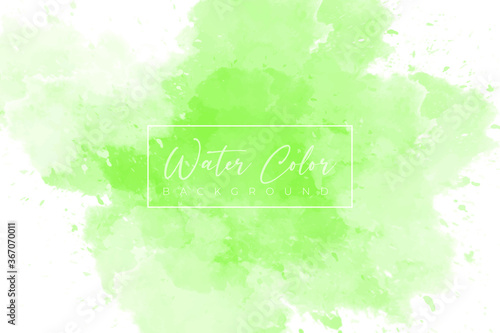 Abstract watercolor background, light green color effect watercolor background, eps vector banner watercolor