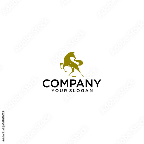 Horse logo. Stable, farm,Valley,Company, Race logo design.