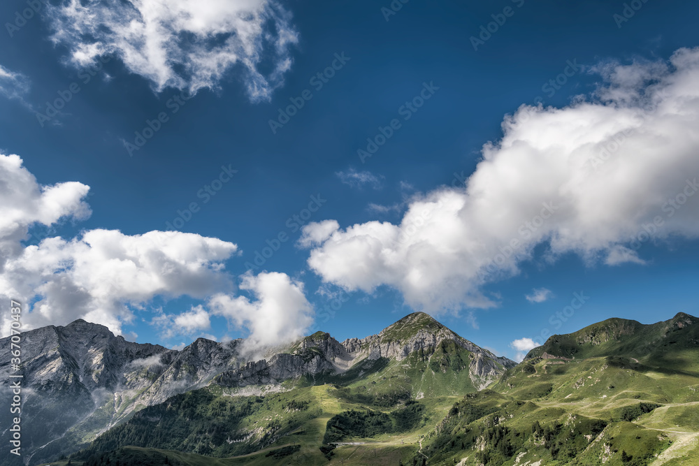 Alps landscape, Orobie mountains, Italy