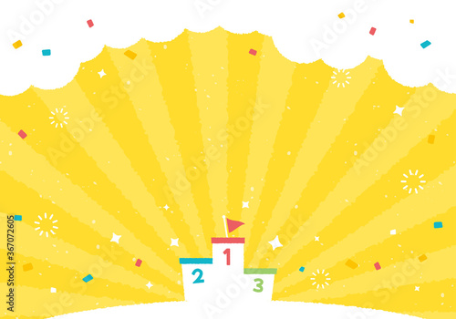 ランキング背景　黄色