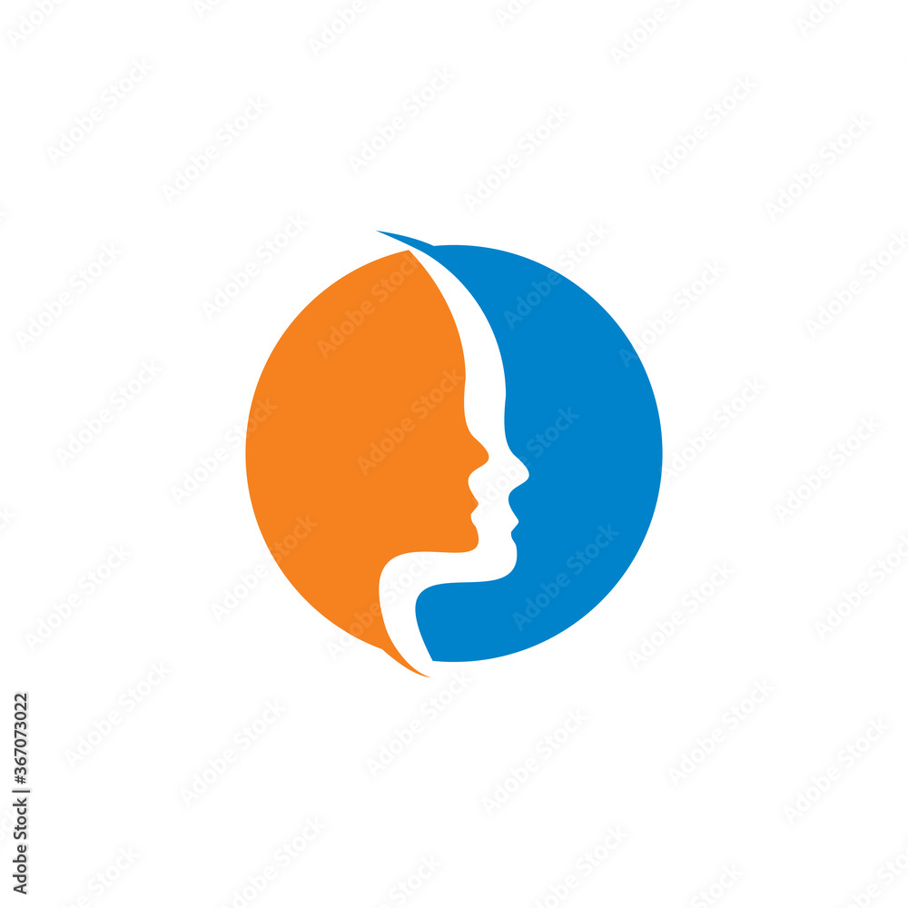 facial surgery logo , facial care logo