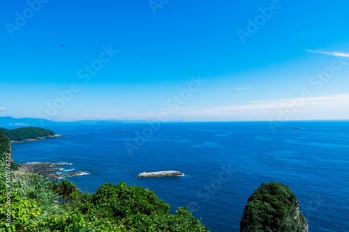 長崎県長崎市 ながさきサンセットロードからの五島灘の眺望