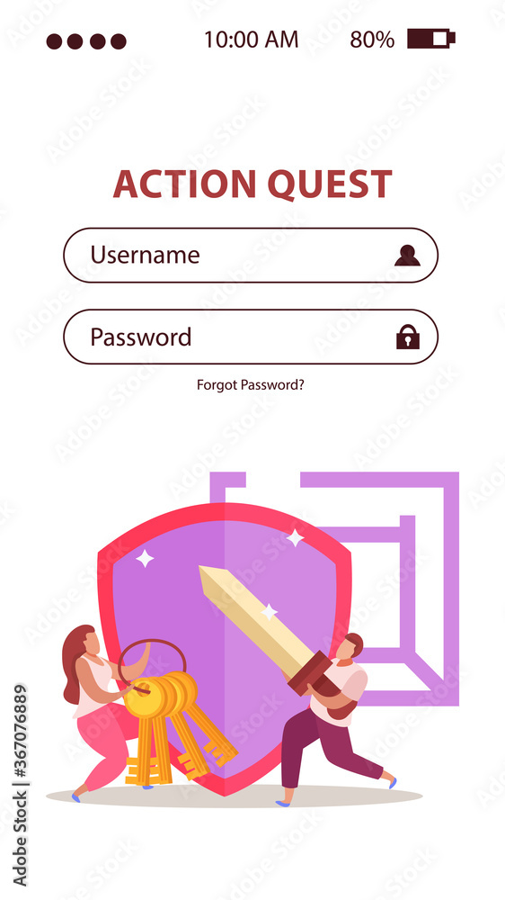 Quest Mobile Authentication Page Quest Mobile Authentication Page