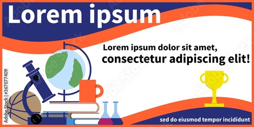 Tutoring Education Horizontal Banner 