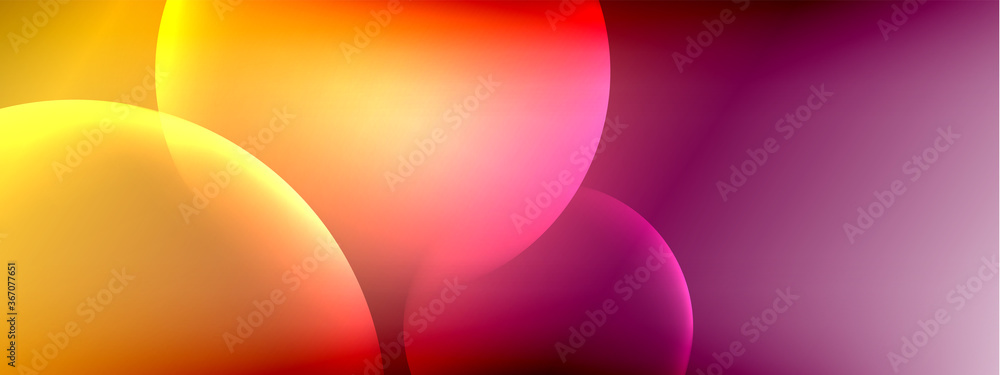 Vector abstract background liquid bubble circles on fluid gradient with shadows and light effects. Shiny design templates for text Vector abstract background liquid bubble circles on fluid gradient with shadows and light effects. Shiny design templates for text