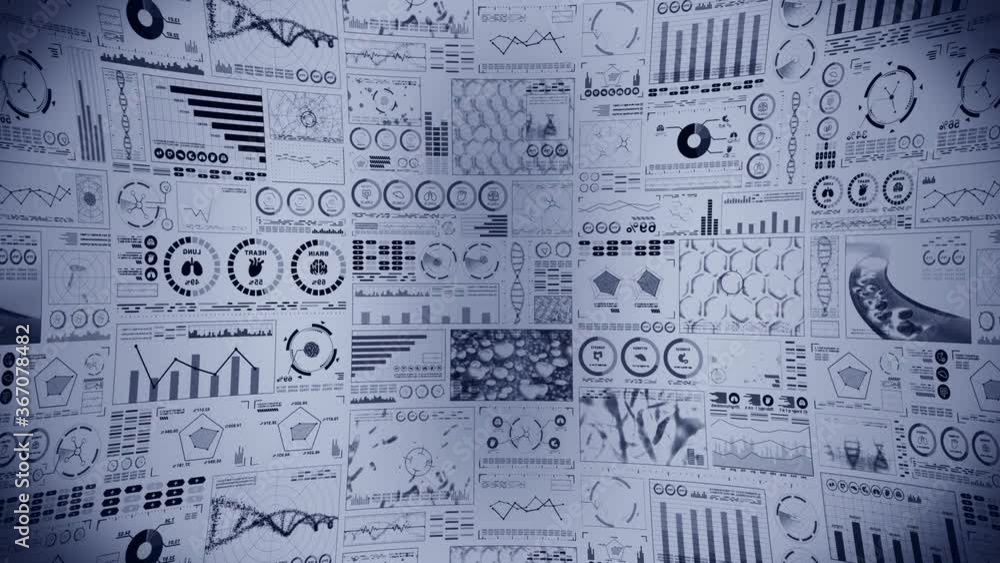 Modern medical health care concept. Futuristic examination with health indicators. Graph, Diagram, Info graphic. High tech future loop animation. Modern medical health care concept. Futuristic examination with health indicators. Graph, Diagram, Info graphic. High tech future loop animation.
