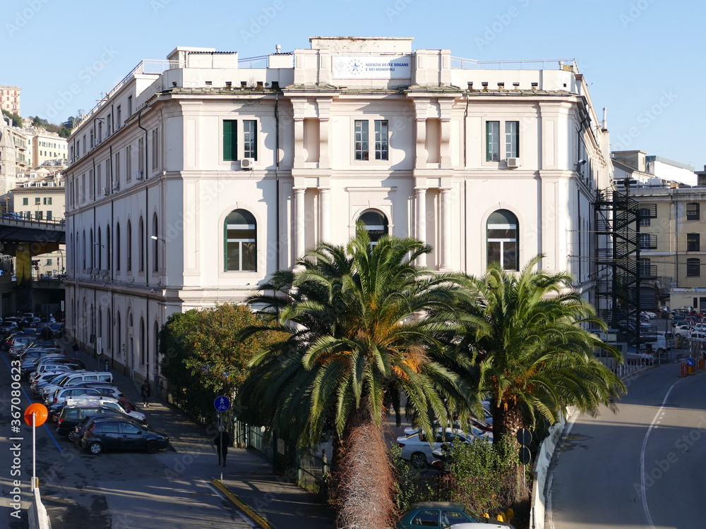 Verwaltungsgebäude in Genua Italien