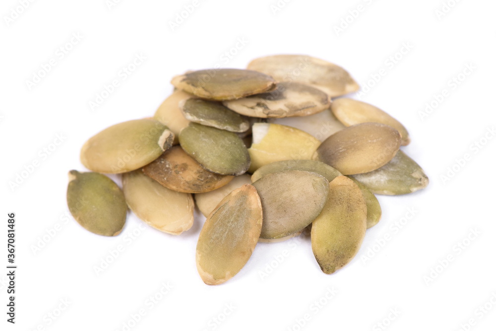 Heap of peeled pumpkin seeds Heap of peeled pumpkin seeds