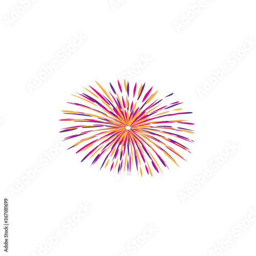 Fireworks Logo Template vector symbol