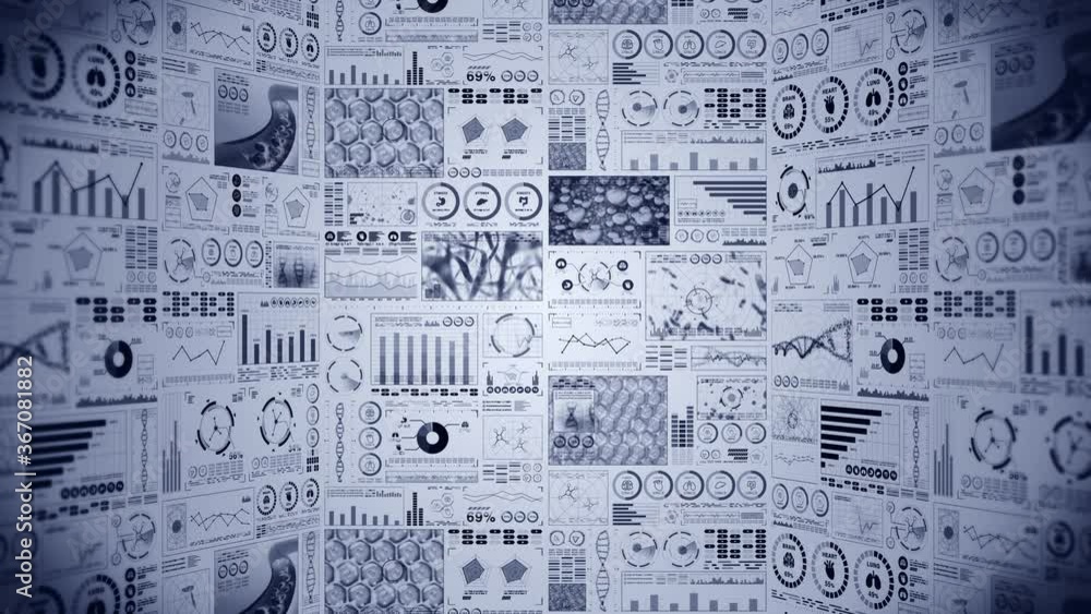 Modern medical health care concept. Futuristic examination with health indicators. Graph, Diagram, Info graphic. High tech future loop animation. Modern medical health care concept. Futuristic examination with health indicators. Graph, Diagram, Info graphic. High tech future loop animation.