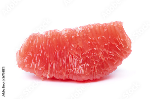 Peeled grapefruit slice