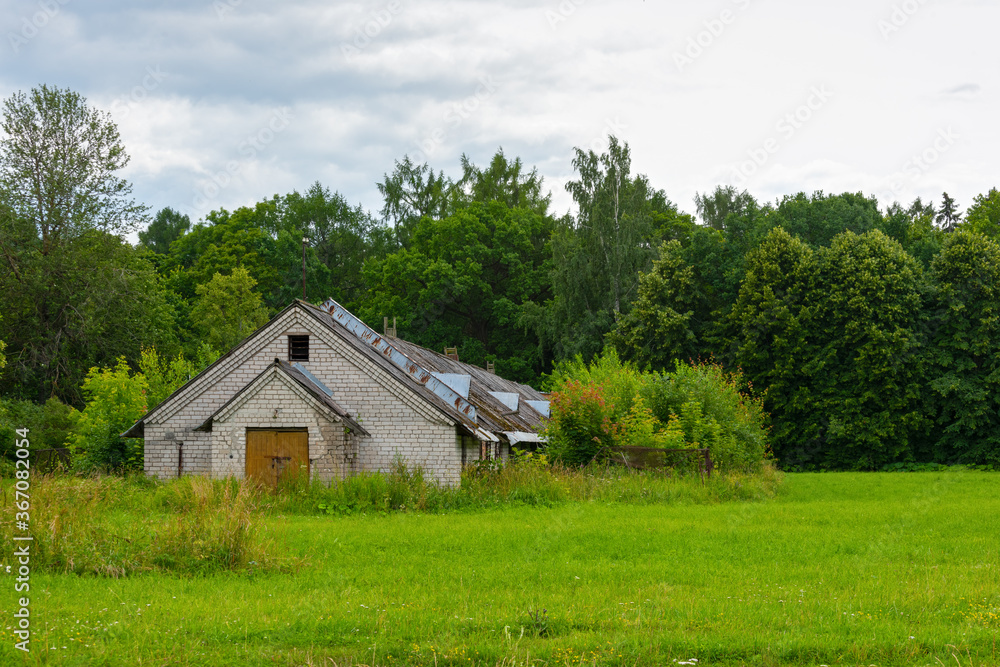Old abandoned brick building Old abandoned brick building