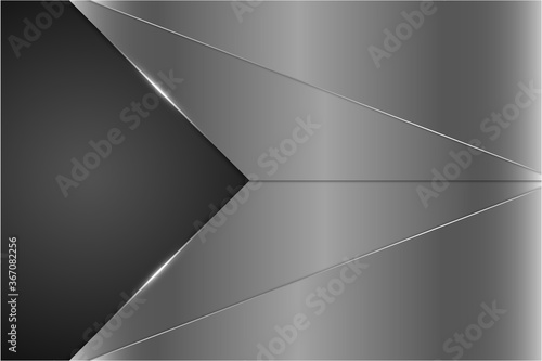  Metallic background.Gray and silver with dark space.Metal technology concept.