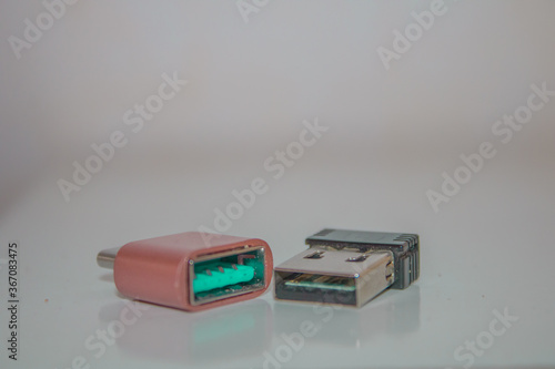 usb flash drive, usb flash memory, OTG and pendrive, micro photography, phone OTG photo