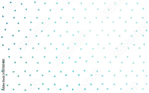 Light Green vector  abstract mosaic backdrop. Creative illustration in halftone style with triangles. Brand new style for your business design.