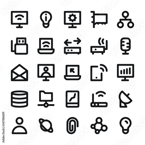 Network & Communication Vector Icons 5