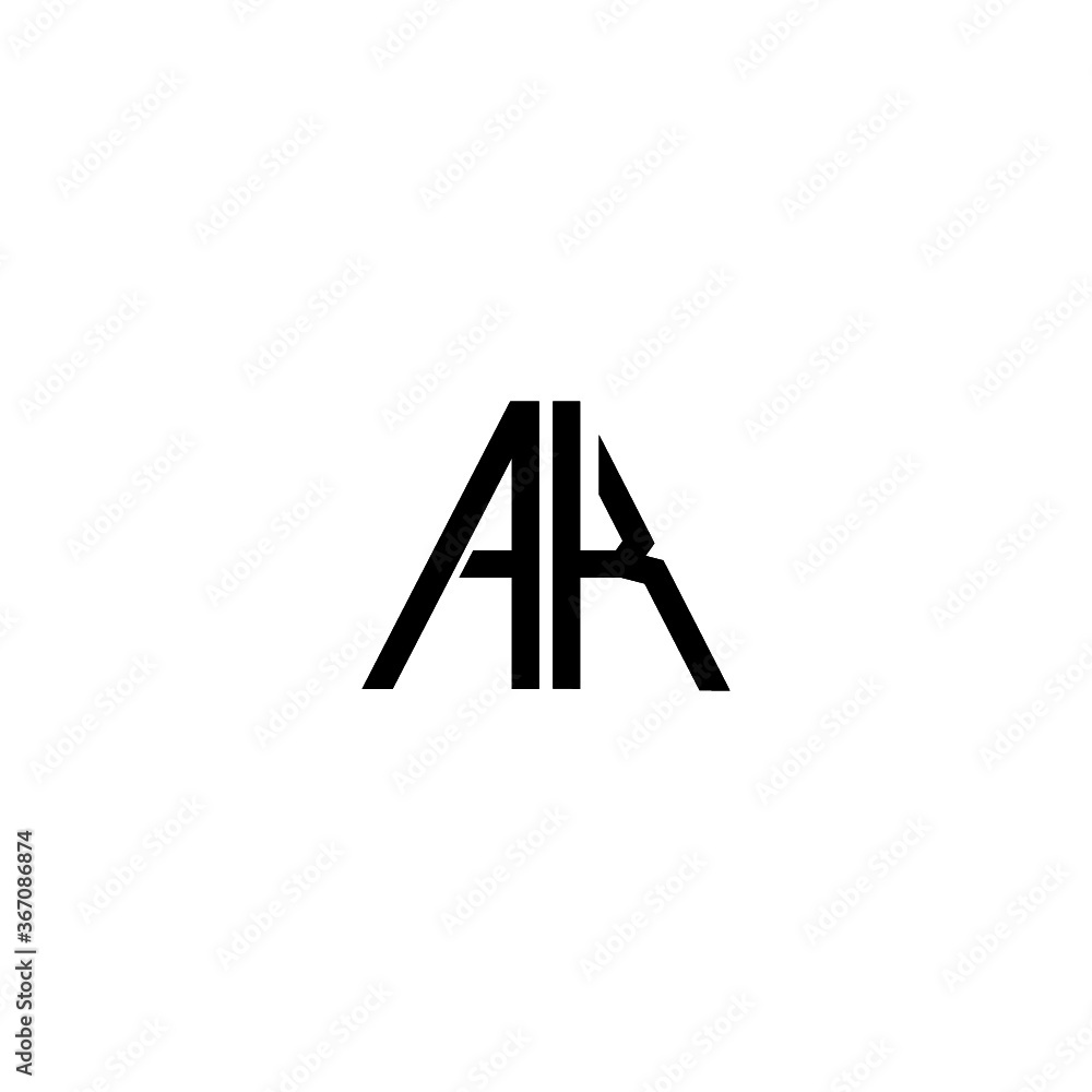 letter AK, KA triangle shape Logo Template Vector Design white background letter AK, KA triangle shape Logo Template Vector Design white background