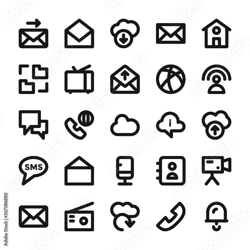 Network & Communication Vector Icons 15