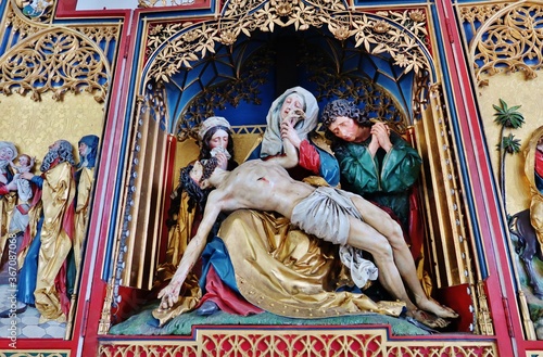 Pietà, Flügelaltar, Stiftskirche, Horb am Neckar