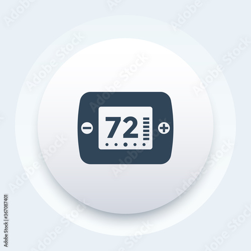 thermostat vector icon