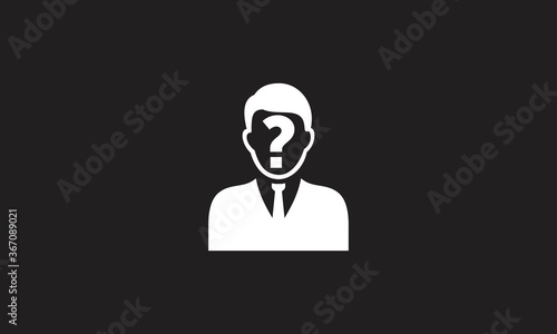 vector illustration of a missing person graphic wanted poster lost anonymous man