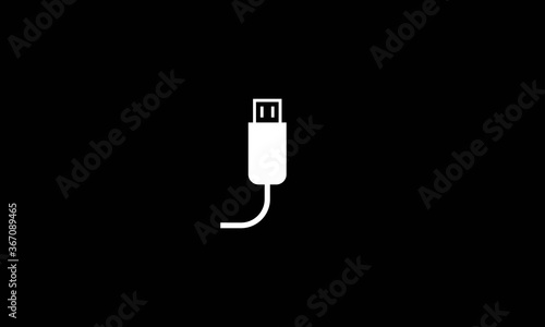 Flash stick storage device vector icon