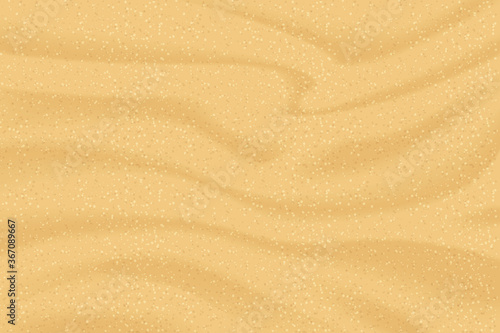 Sand texture. Top view. Sandy beach for background. View from above.