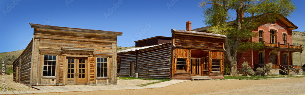 Bannack ghost town in Montana 