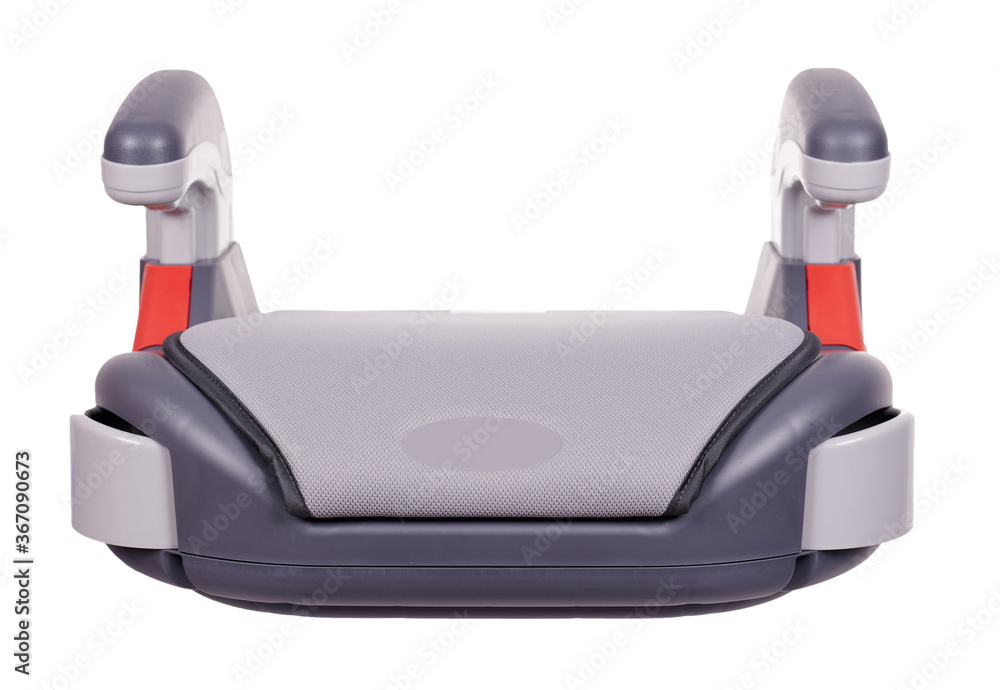 Child automobile safety seat, auto protection chair. Isolated on white background. Child automobile safety seat, auto protection chair. Isolated on white background.