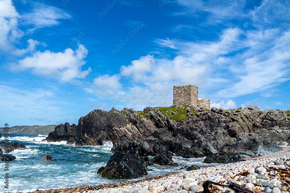 Carrickabraghy Castle - Isle of Doagh, Inishowen, County Donegal - Ireland