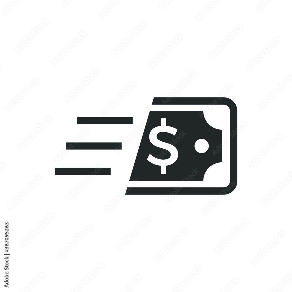 Quick money transfer icon Quick money transfer icon
