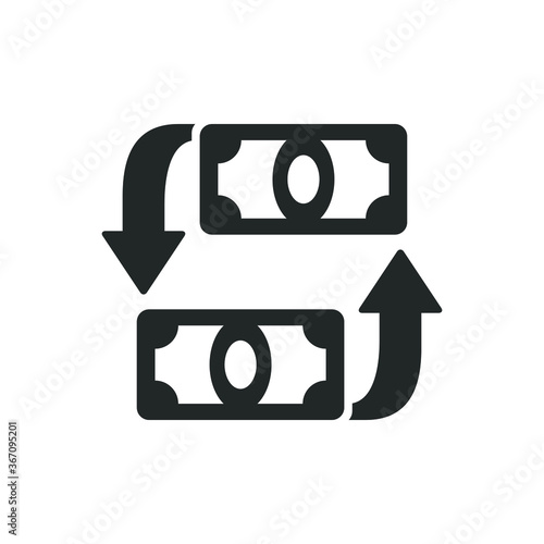 Currency exchange icon